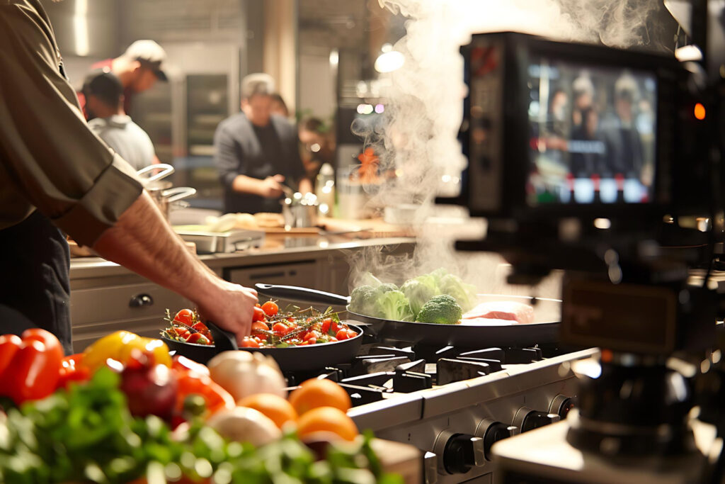 horeca videoproductie opname in modern restaurant interieur